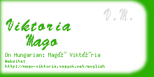 viktoria mago business card